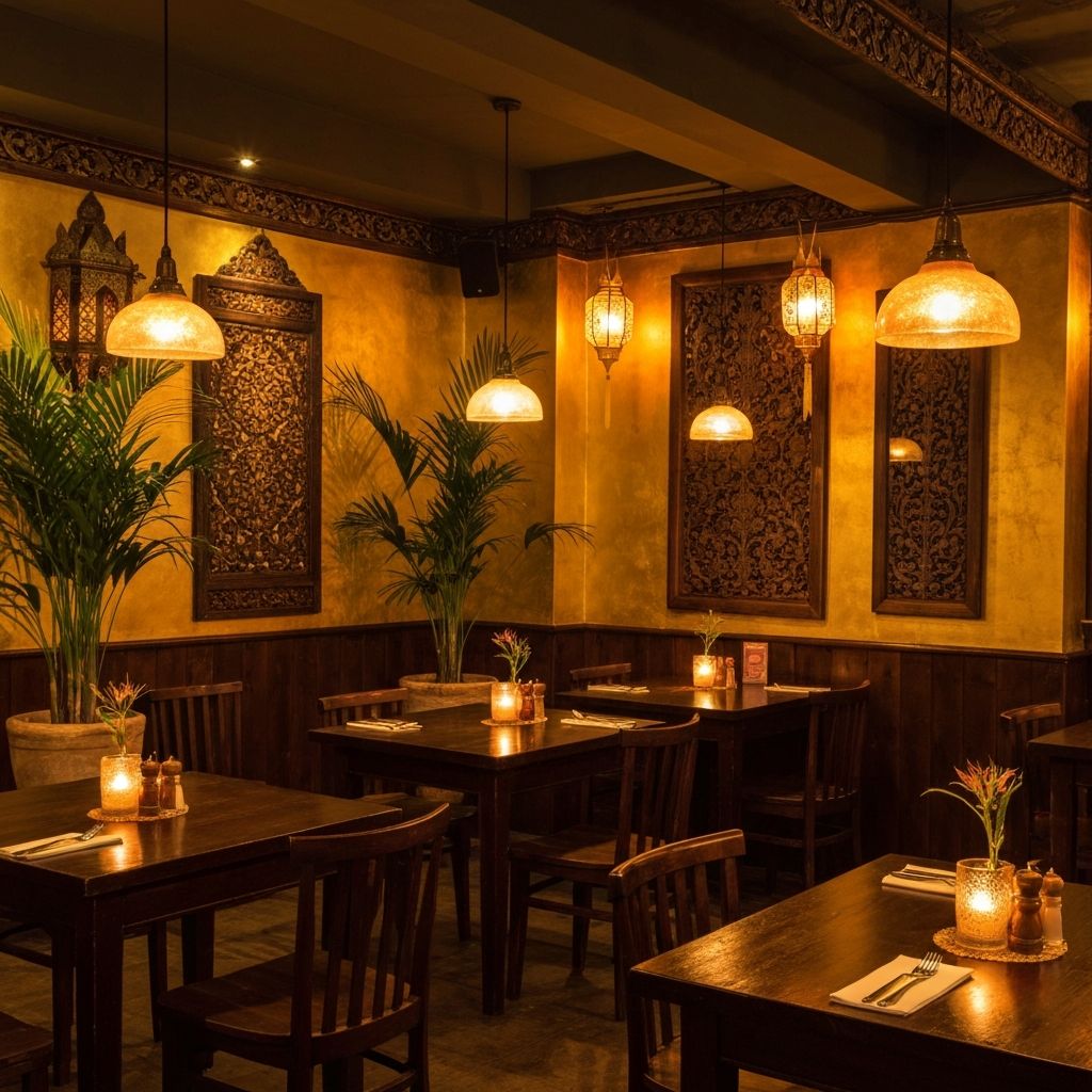Warm, intimate interior of Elephant Jump Thai restaurant in Surry Hills